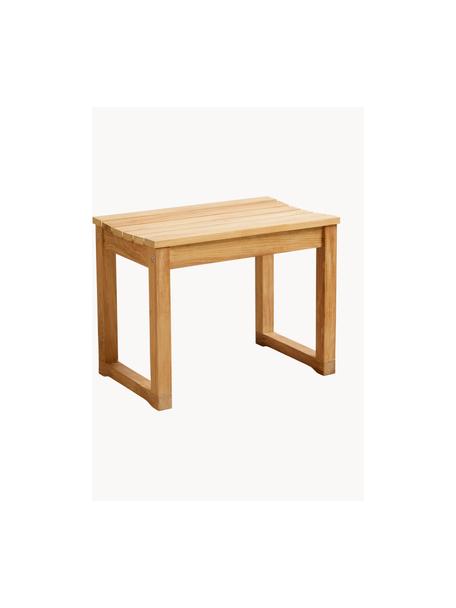 Banc en bois de teck Vega, Bois de teck, Teck, larg. 55 x haut. 43 cm