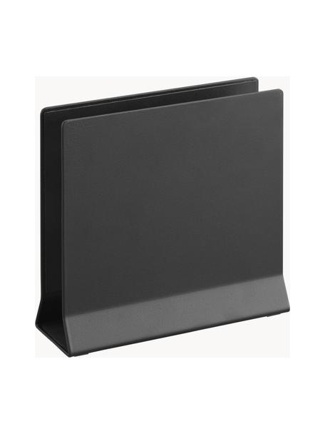 Laptopständer Tower aus Metall, Korpus: Stahl, beschichtet, Silik, Innen: Kunststoff, Schwarz, matt, B 16 x H 15 cm