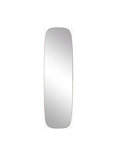 Eckiger Wandspiegel Alyson, Rahmen: Metall, pulverbeschichtet, Rückseite: Mitteldichte Holzfaserpla, Spiegelfläche: Spiegelglas, Messingfarben, B 40 x H 140 cm