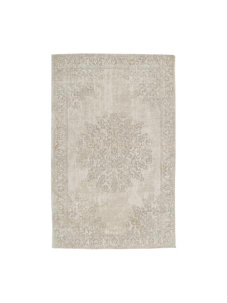 Tapis chenille tissé main Nalia, Tons beiges, tons gris, larg. 120 x long. 180 cm (taille S)