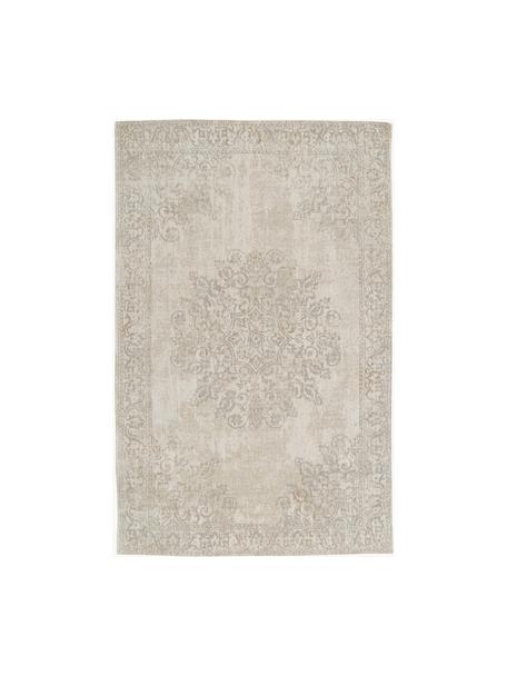 Ručne tkaný ženilkový koberec Nalia, Béžová, odtiene sivej, Š 120 x D 180 cm (veľkosť S)