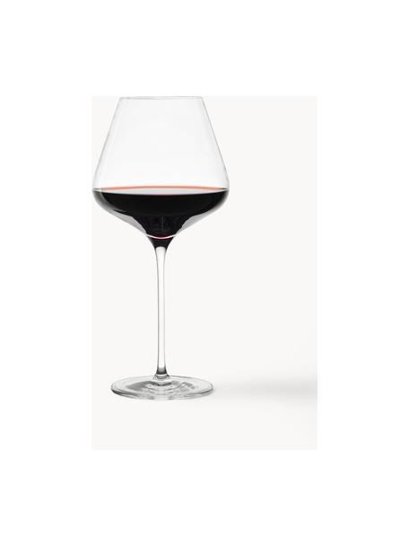 Copas de vino tinto de cristal Quatrophil, 6 uds., Cristal 

¡Trae el brillo del cristal a tu mesa de comedor! El cristal es excepcionalmente transparente y pesado, lo que significa que se siente valioso y al mismo tiempo tiene un buen aspecto. Además, los delicados cortes hacen de cada pieza un detalle especial, práctico y bonito., Transparente, Ø 12 x Al 25 cm, 710 ml