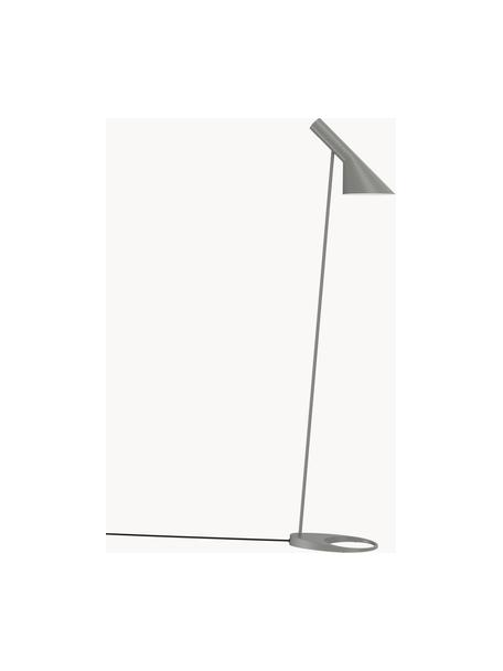 Kleine vloerlamp AJ, Lamp: gecoat staal, Grijs, H 130 cm