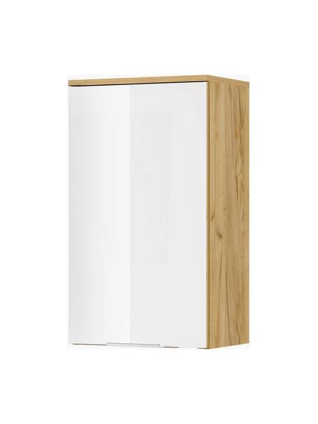 Badkamer bovenkast Sydney, B 39 cm, Houtkleurig, wit, B 39 cm x H 68 cm