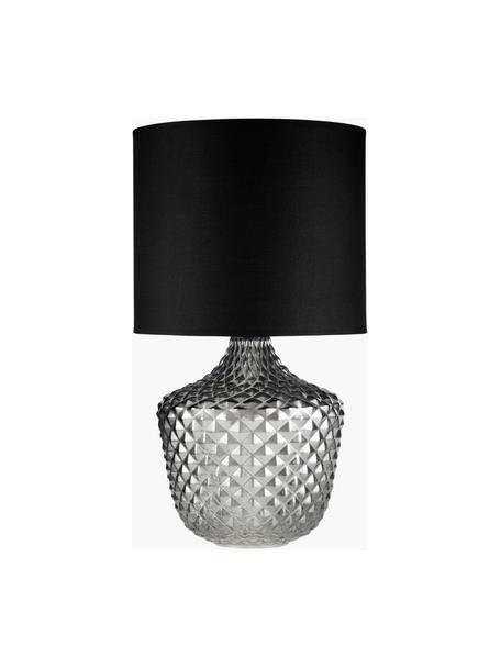 Grande lampe à poser Brilliant Jewel, Gris, noir, Ø 32 x haut. 56 cm