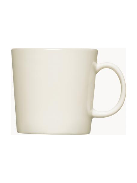 Taza de porcelana Teema, Porcelana vitro, Blanco Off White, Ø 8 x Al 8 cm, 300 ml