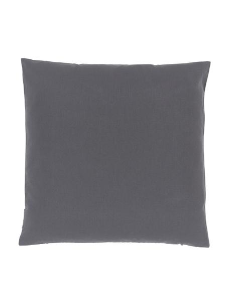 Outdoor kussenhoes Blopp in antraciet, Dralon (100% polyacryl), Antraciet, B 45 x L 45 cm