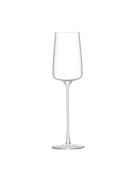 Champagneglazen Metropolitan, 4 stuks, Glas, Transparant, Ø 7 x H 25 cm, 230 ml