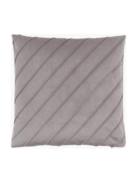 Cuscino da divano Trellis in velluto grigio 60x60 cm - AVECASA