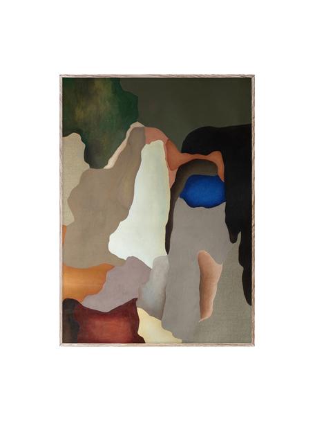 Poster Conversations in Colour 02, 210 g mat Hahnemühle-papier, digitale print met 10 UV-bestendige kleuren, Meerkleurig, B 30 x H 40 cm