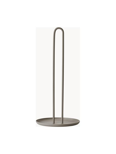 Küchenrollenhalter Singles, Metall, beschichtet, Greige, Ø 15 x H 32 cm