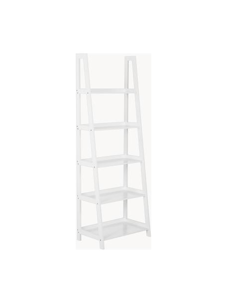 Scaffale Wally, Pannello di fibra a media densità (MDF) laccato, Bianco, Larg. 63 x Alt. 180 cm
