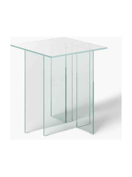 Mesa auxiliar de vidrio Anouk, Vidrio, Transparente, An 42 x Al 50 cm