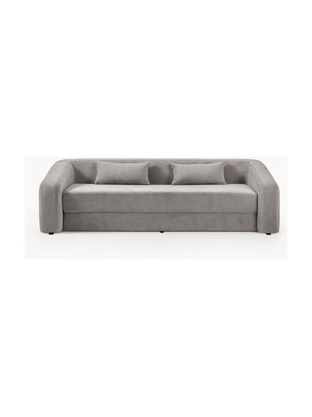 Sofa rozkładana Eliot (3-osobowa), Tapicerka: 88% poliester, 12% nylon , Nogi: tworzywo sztuczne, Ciemnoszara tkanina, S 230 x G 100 cm