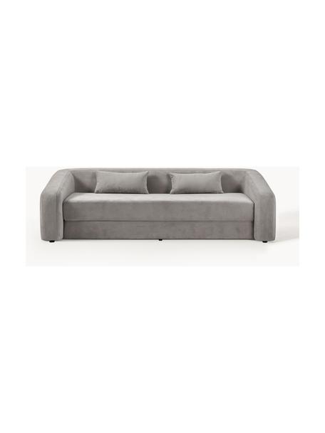 Sofa rozkładana Eliot (3-osobowa), Tapicerka: 88% poliester, 12% nylon , Nogi: tworzywo sztuczne, Ciemnoszara tkanina, S 230 x G 100 cm