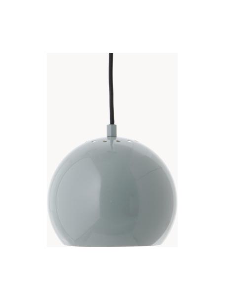 Petite suspension boule Ball, Gris-bleu, Ø 18 x haut. 16 cm