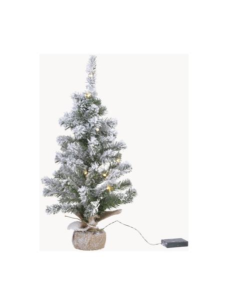 Künstlicher LED-Weihnachtsbaum Imperial, H 90 cm, beschneit, Grün, Weiß, Ø 46 x H 90 cm