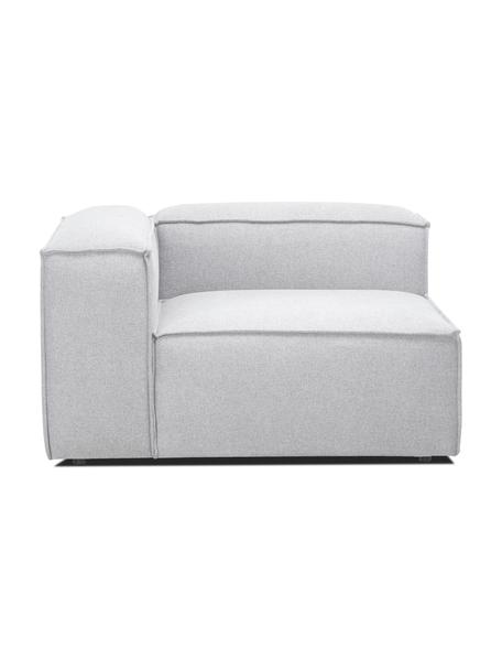 Módulo de esquina sofá Lennon, Tapizado: 100% poliéster Alta resis, Estructura: madera de pino maciza, ma, Patas: plástico, Tejido gris claro, An 119 x F 119 cm, chaise longue izquierda