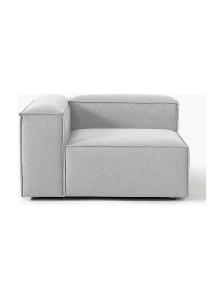 Módulo de esquina sofá Lennon, Tapizado: 100% poliéster Alta resis, Estructura: madera contrachapada de p, Patas: plástico Este producto es, Tejido gris, An 119 x F 119 cm, chaise longue izquierda