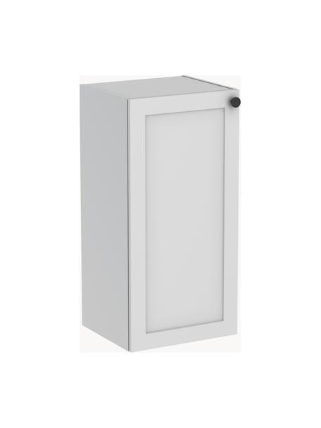 Rangement mural de salle de bain Rafaella, larg. 40 cm, Gris clair, larg. 40 x haut. 85 cm