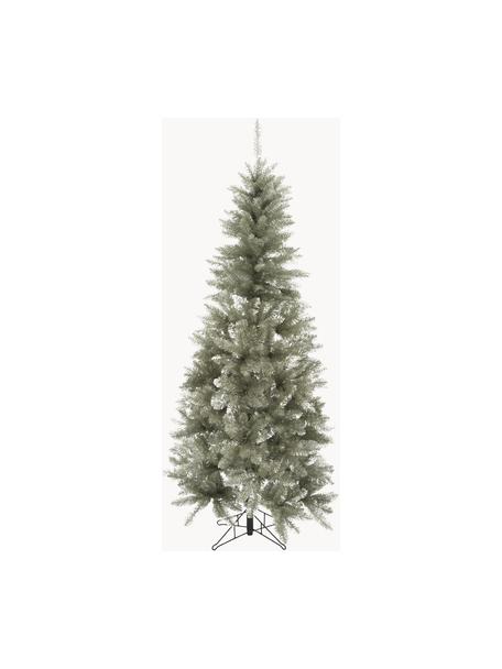 Albero di Natale artificiale argentato Colchester, Plastica, Verde, Ø 84 x Alt. 185 cm