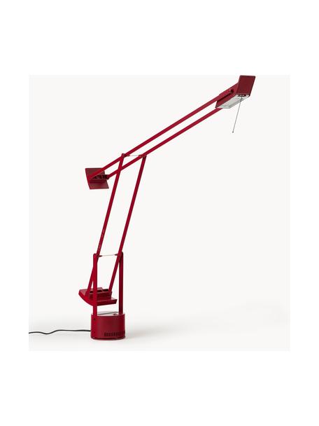 Lampa stołowa Tizio, Stelaż: aluminium powlekane, Czerwony, S 78 x W 66 cm