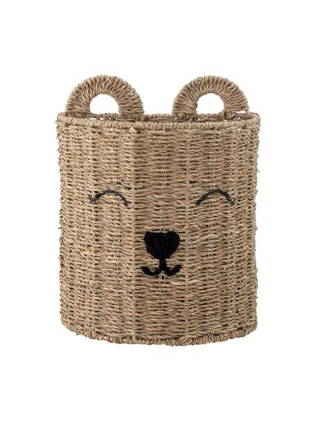 Kosz do przechowywania z trawy morskiej Tesse, Trawa morska, Brązowy, S 26 x W 33 cm