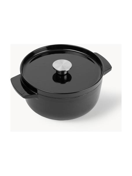 Casserole avec revêtement antiadhésif Doelle, Fonte avec revêtement antiadhésif en céramique, Noir, Ø 22 x haut. 15 cm