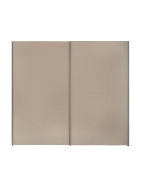 Schwebetürenschrank Oliver mit 2 Türen, inkl. Montageservice, Korpus: Holzwerkstoffplatten, lac, Beige, 252 x 225 cm