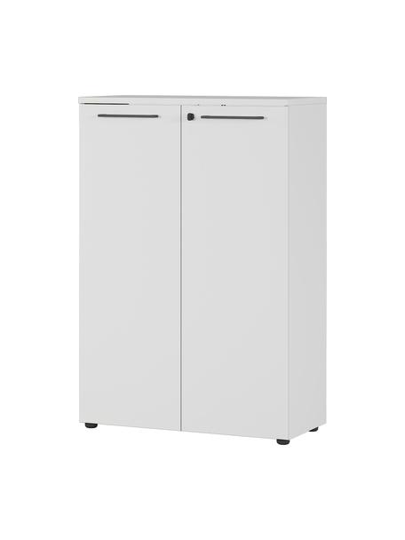 Meuble de rangement pour bureau Vestaro, Gris clair, larg. 80 x long. 120 cm