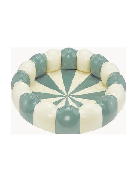 Aufblasbarer Garten-Pool Alice, Ø 95 cm, PVC-Kunststoff, Salbeigrün, Off White, Ø 95 x H 25 cm