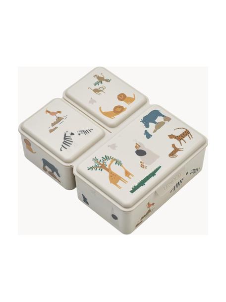 Kinder-Lunchbox Driss, Deckel: 100 % Polyester, Box: 100 % Polyester (75 % PET, Safari-Motiv, B 20 x H 7 cm