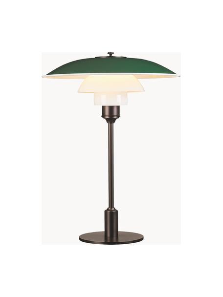 Lampa stołowa ze szkła dmuchanego PH 3½-2½, Zielony, miedziany, Ø 33 x W 45 cm