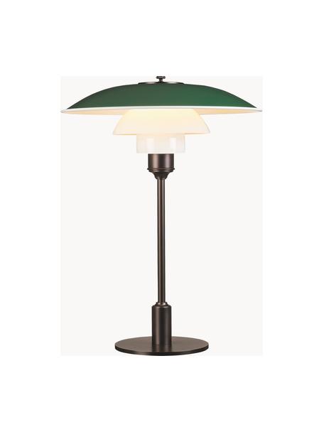 Lampada da tavolo grande in vetro soffiato PH 3½-2½, Paralume: alluminio rivestito, vetr, Struttura: rame, Verde, rame, Larg. 33 x Alt. 45 cm