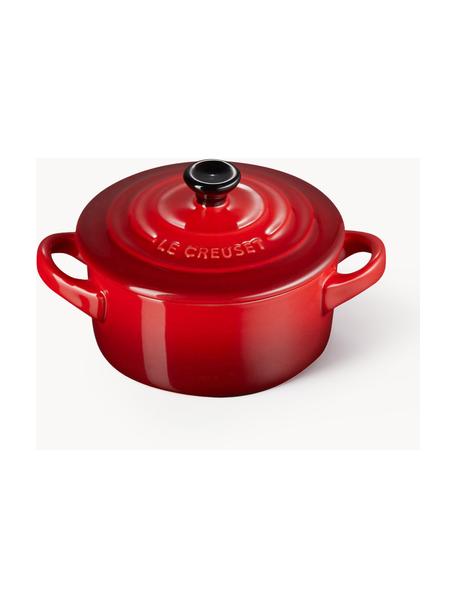 Hrniec Cocotte Mini, Kamenina, Tóny červenej, čierna, Ø 10 x V 8 cm, 250 ml