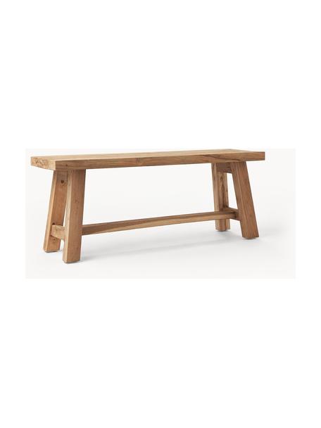 Banco de madera de teca Lawas, Madera de teca natural reciclada, Madera de teca, An 120 x Al 45 cm