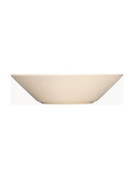 Hlboký tanier z vitro porcelánu Teema, Vitro porcelán, Svetlobéžová, Ø 22 cm