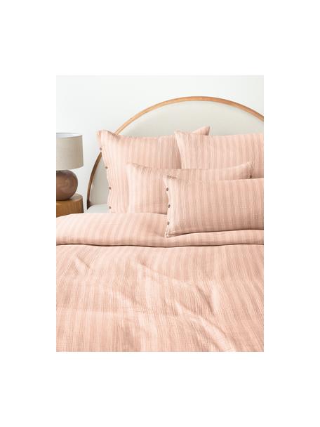 Funda nórdica de muselina Saige, Melocotón, Cama 150/160 cm (240 x 220 cm)