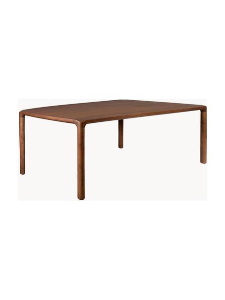 Drevený jedálenský stôl Storm, Jaseňové drevo, tmavohnedá lakované, Š 180 x H 90 cm