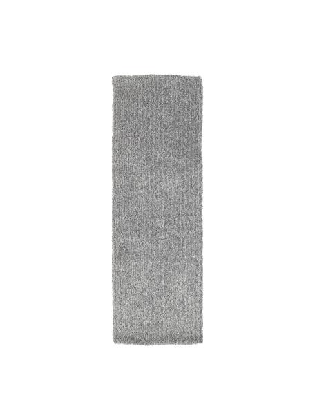 Načechraný běhoun s vysokým vlasem Marsha, Šedá, bílá, Š 80 cm, D 250 cm