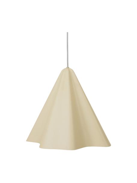 Lampada a sospensione grande Skirt, Paralume: acciaio verniciato a polv, Bianco crema, Ø 30 x Alt. 29 cm