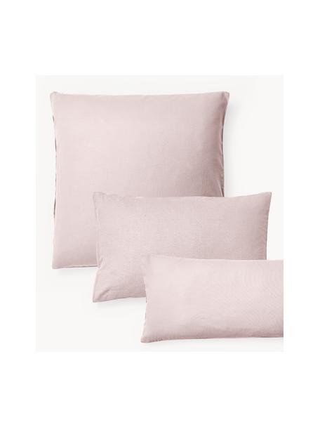 Funda de almohada de franela Biba, Rosa claro, An 40 x L 80 cm