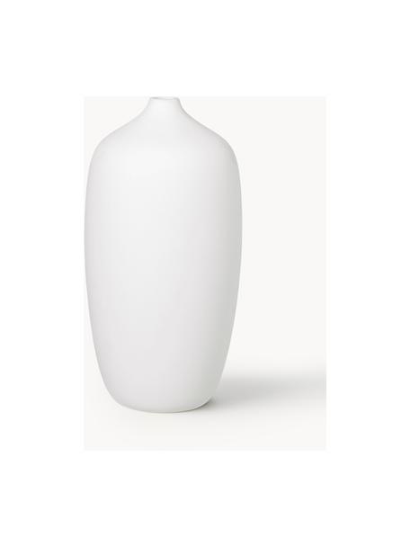 Design-Vase Ceola, H 25 cm, Keramik, Weiß, Ø 13 x H 25 cm