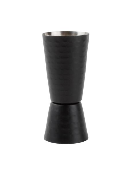 Jigger Onur, Stal szlachetna, powlekana i młotkowana, Czarny, Ø 4 x W 10 cm