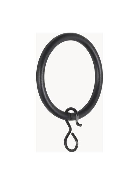 Anello per tende Cherry 10 pz, Acciaio rivestito, Nero, Ø 4 cm