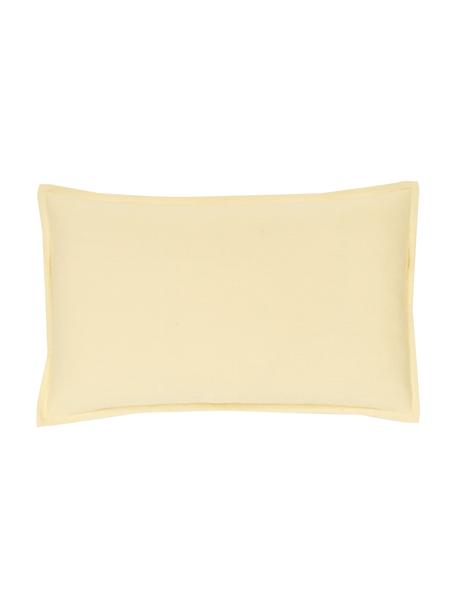 Federa arredo in cotone giallo chiaro Mads, 100% cotone, Giallo, Larg. 30 x Lung. 50 cm