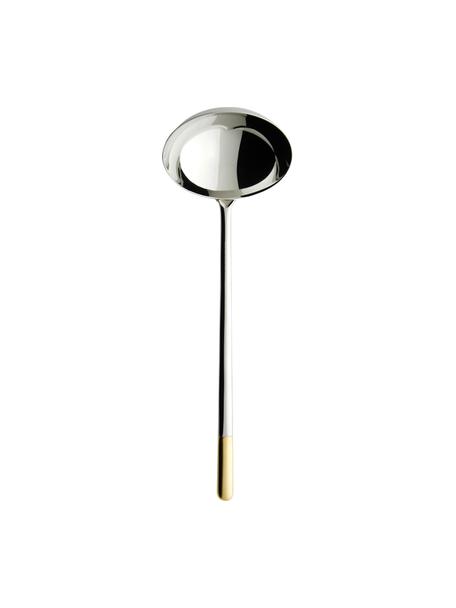 Cucharón de diseño Ella, Acero inoxidable

La cubertería está hecha de acero inoxidable. Por tanto, es duradera, inoxidable y resistente a las bacterias, Plateado, dorado, L 28 cm