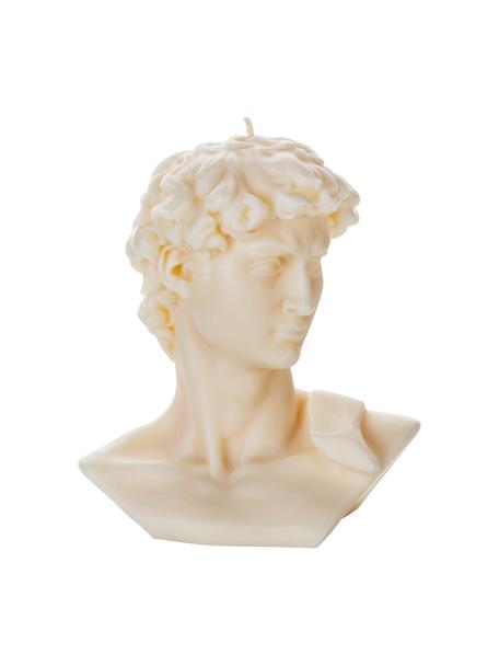 Kaars David, Was, Crèmewit, B 10 x H 15 cm