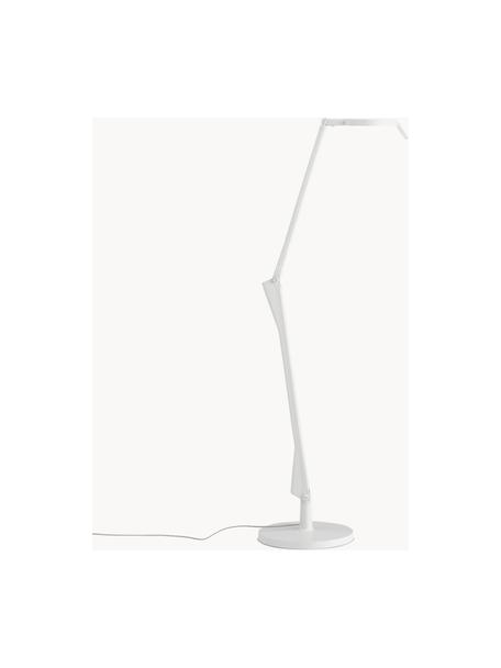 Lámpara de escritorio LED regulable y extensible Aledin Tec, Lámpara: policarbonato pintado, al, Cable: plástico, Blanco, Ø 21 x Al 48 cm