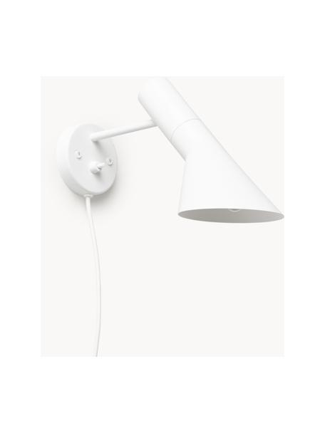 Wandlamp AJ met stekker, Lamp: gecoat staal, Wit, Ø 32 x H 18 cm